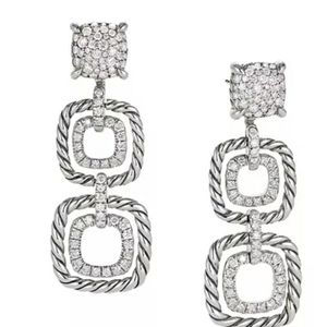 David Yurman Diamond Earrings
